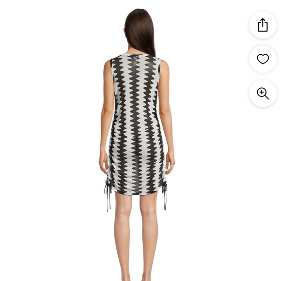 ๐ Mesh Coverup Dress abstract - Picture 6 of 12